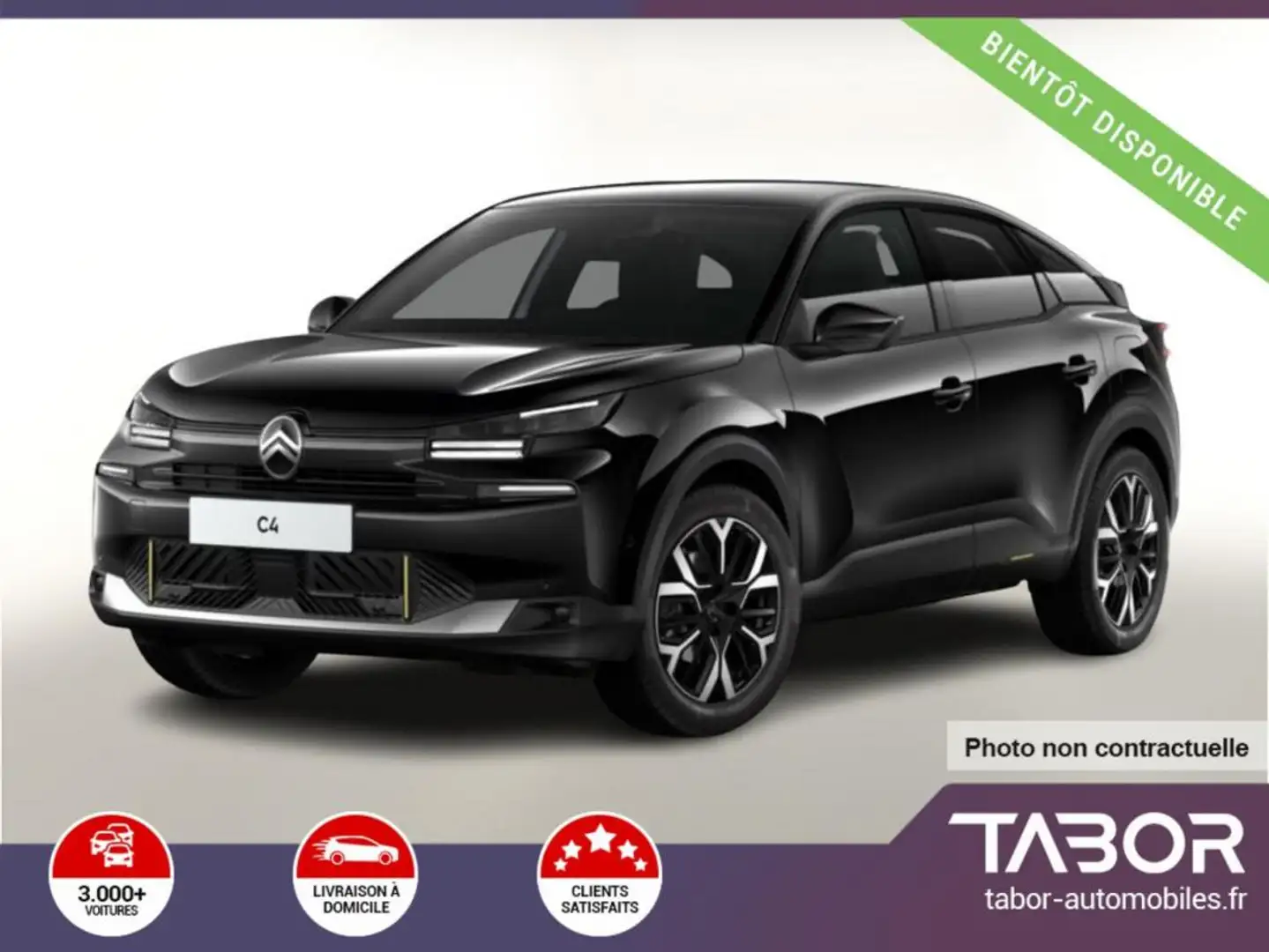 Citroen C4 MHEV 145 eDSC6 MAX FACELIFT GPS 360° Noir - 1