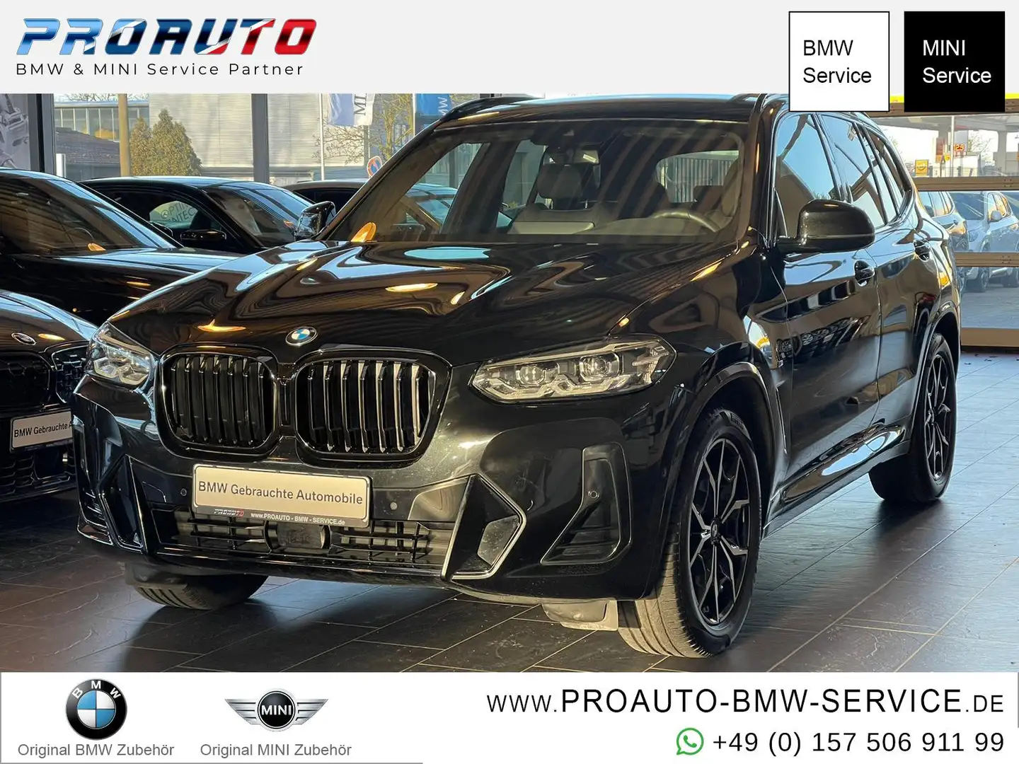 BMW X3 xDrive 20i M Sport LED/AHK/ACC/LiveCoPro/RFK Schwarz - 1