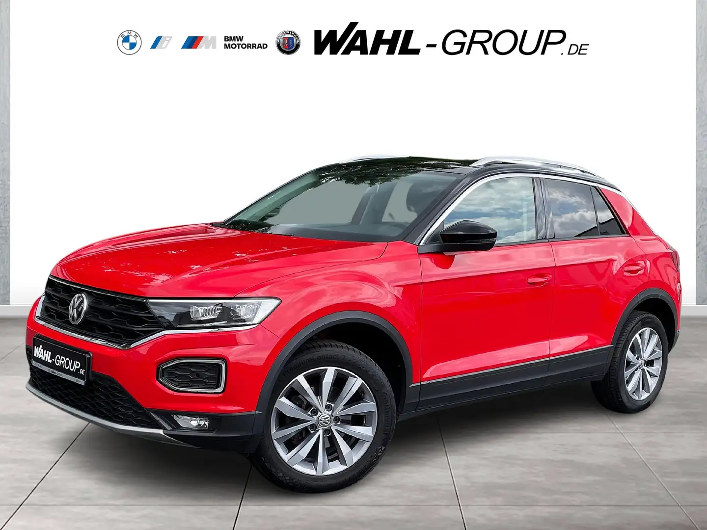 Volkswagen T-Roc 1.5 TSI DSG STYLE LED NAVI ACC RFK AHK ALU 17" Rosso - 1