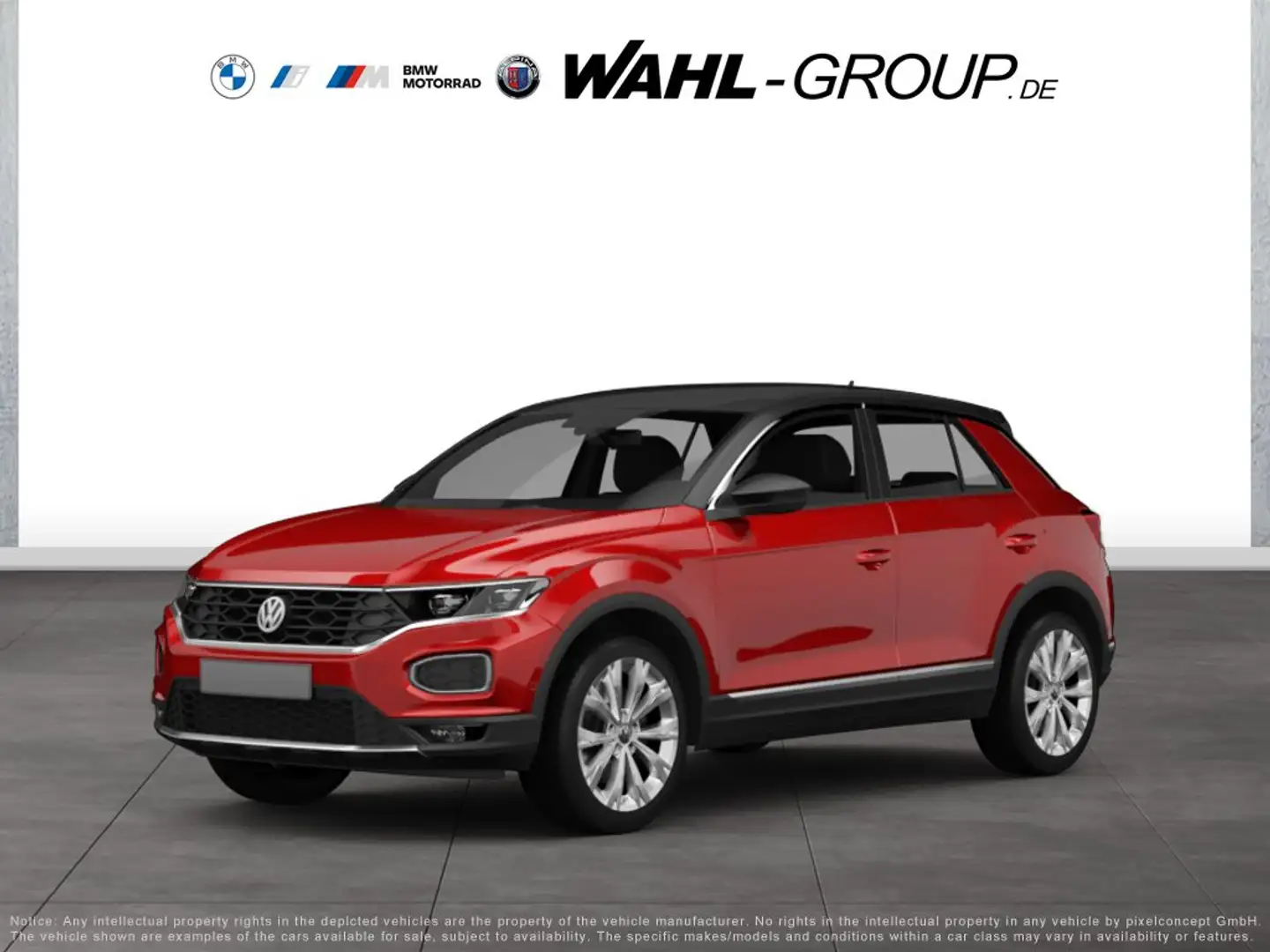 Volkswagen T-Roc 1.5 TSI DSG STYLE LED NAVI ACC RFK AHK ALU 17" Rot - 1