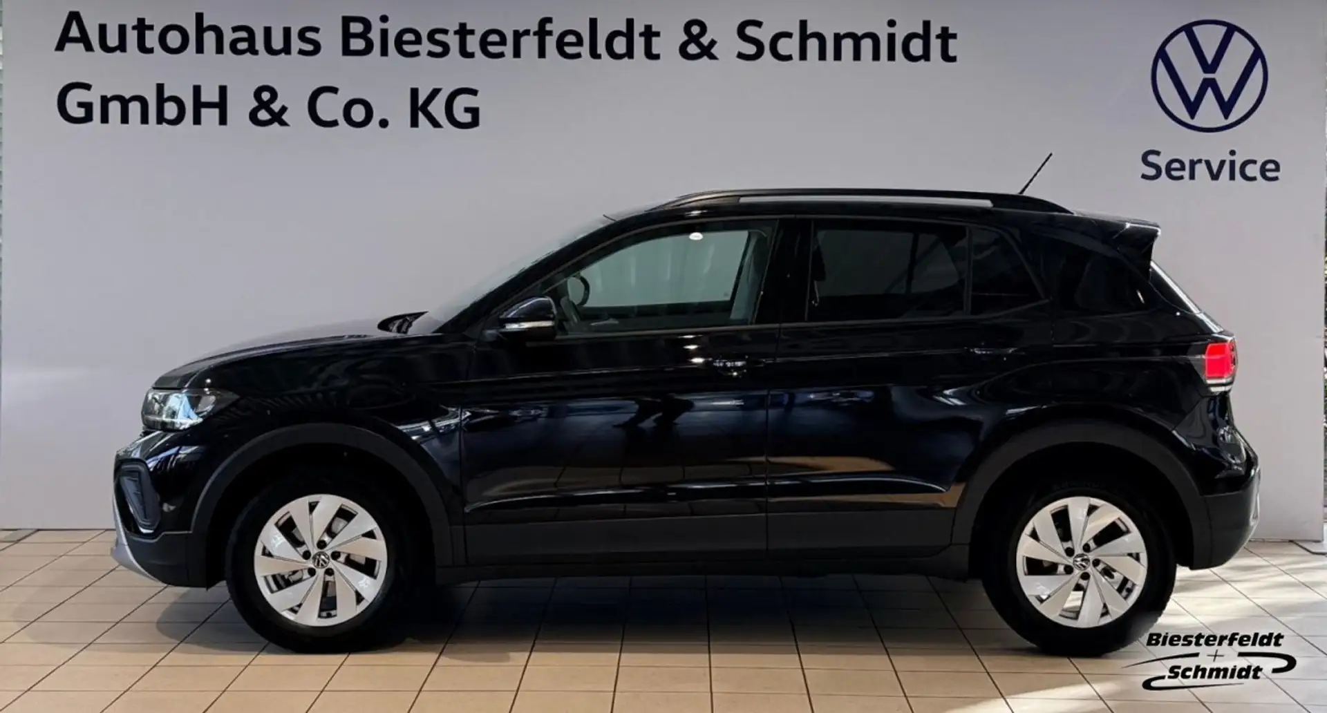 Volkswagen T-Cross Life 1.0 TSI DSG LED RFK APP ACC Navi GJR Klima Schwarz - 1