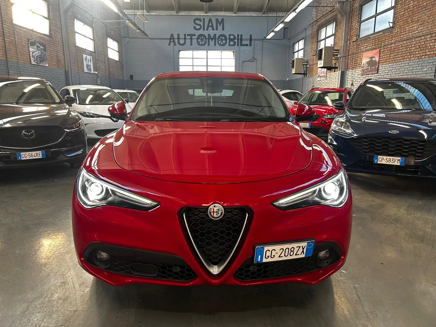 Alfa Romeo Stelvio Stelvio 2.2 Turbodiesel 160 CV AT8 RWD Business Rosso - 1