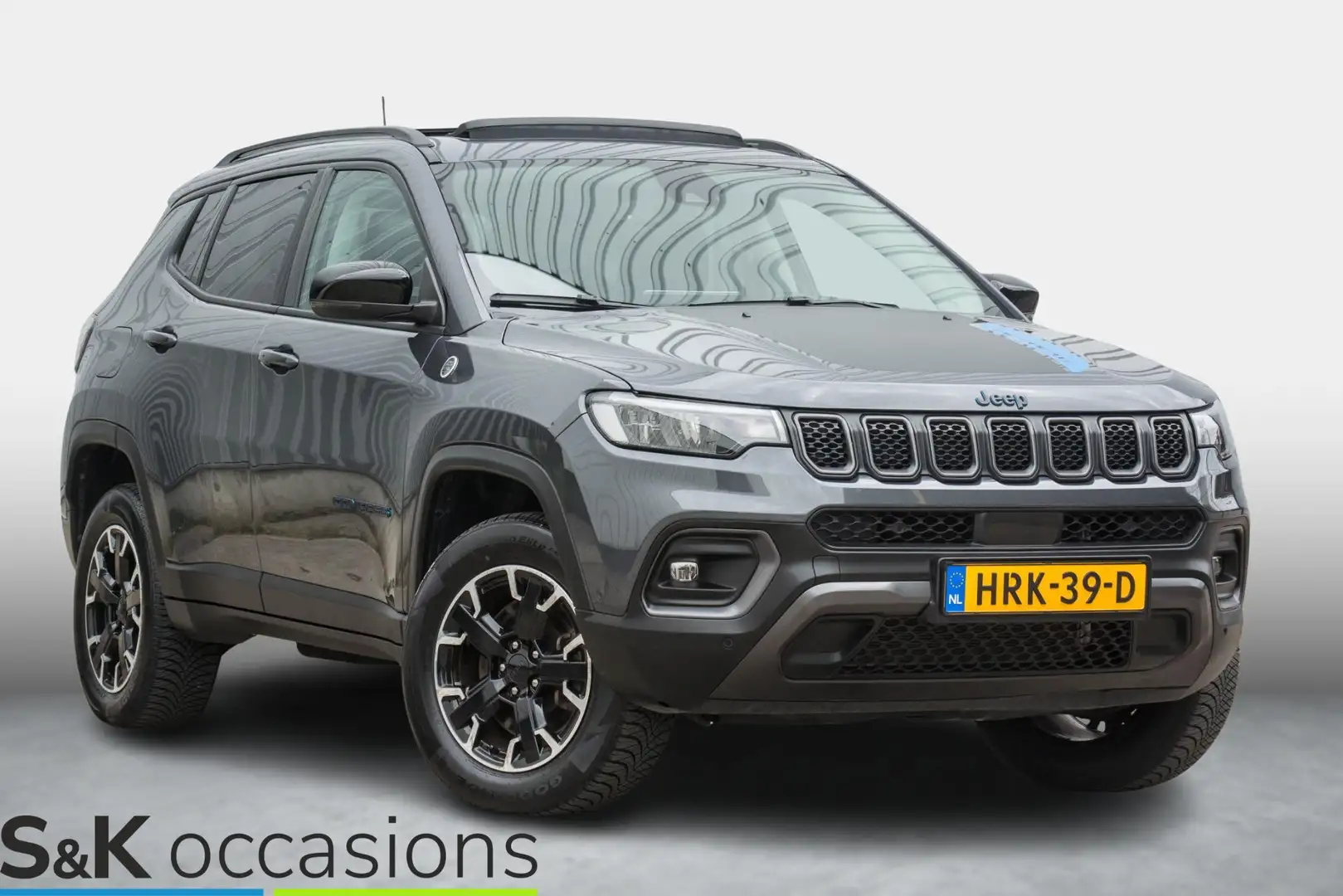 Jeep Compass 4xe 240PK PHEV Trailhawk PANO Gris - 1