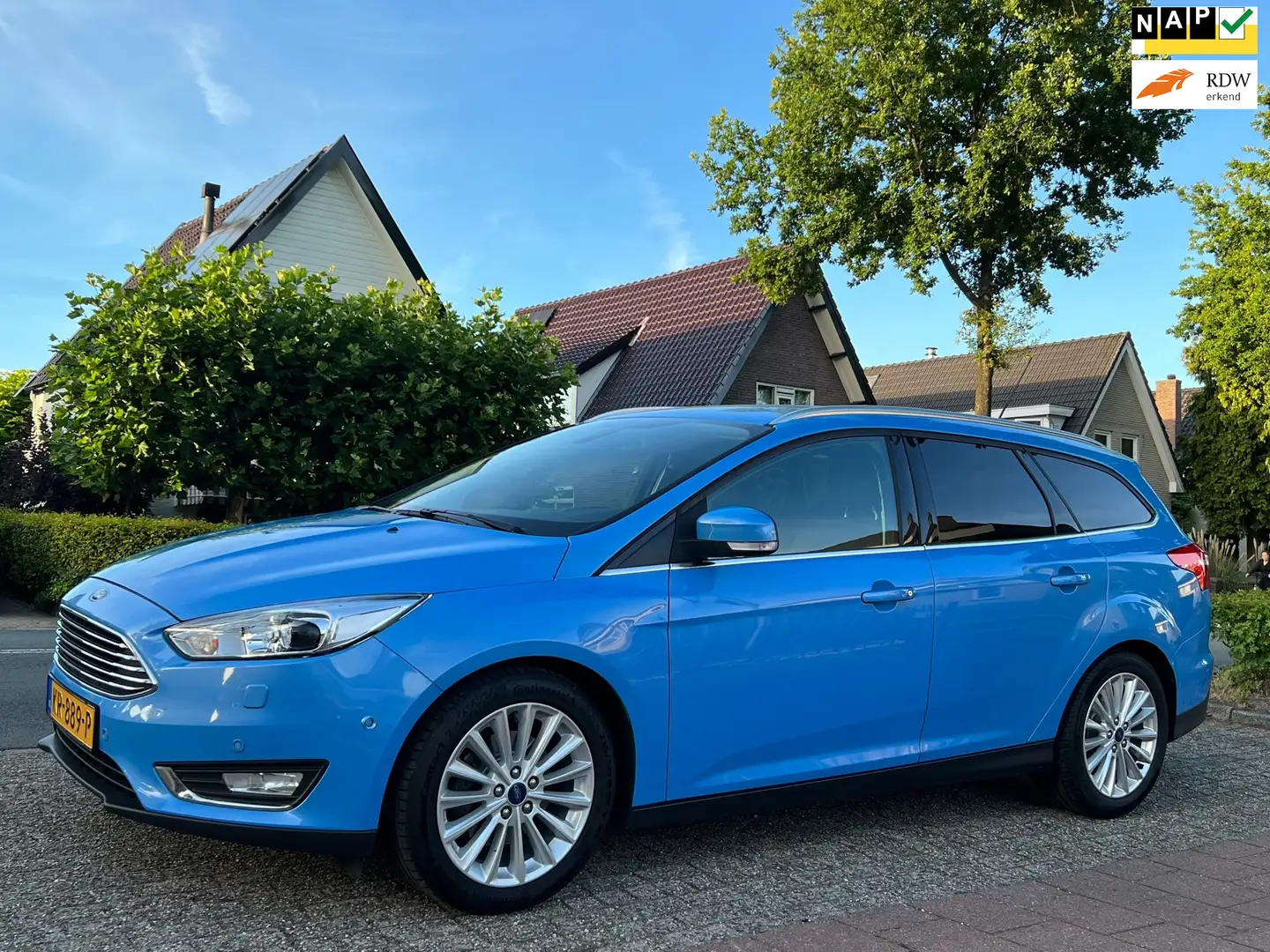 Ford Focus Wagon 1.5 Titanium 150PK / NAVI/TEKHAAK/NAP. Azul - 1