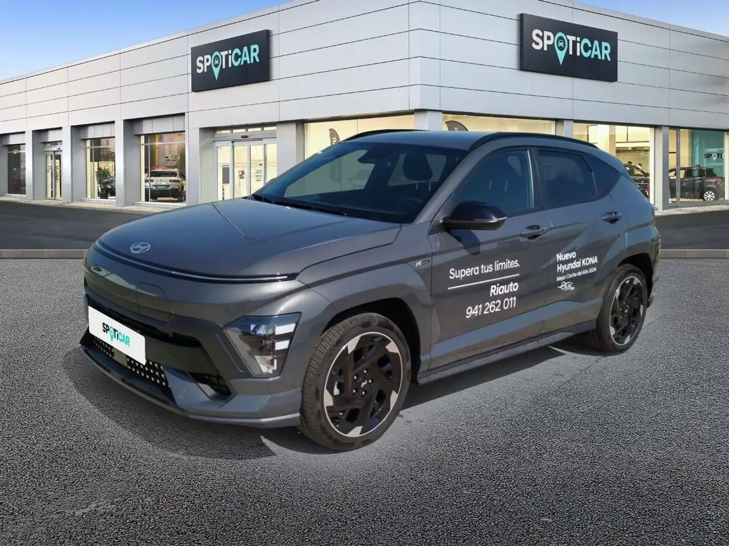 Hyundai KONA EV 150kW 65kWh N Line Gris - 1