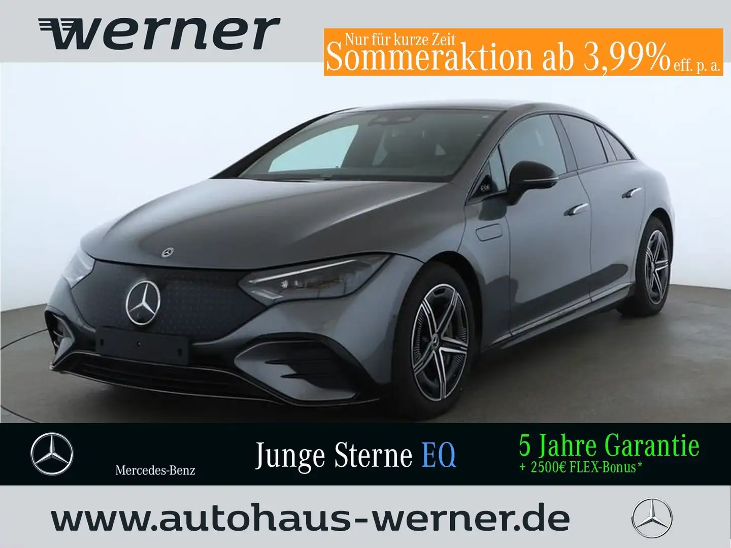 Mercedes-Benz EQE 350 4M AMG PREMIUM PLUS AIRMATIC 4,5 °HALENK Gris - 1