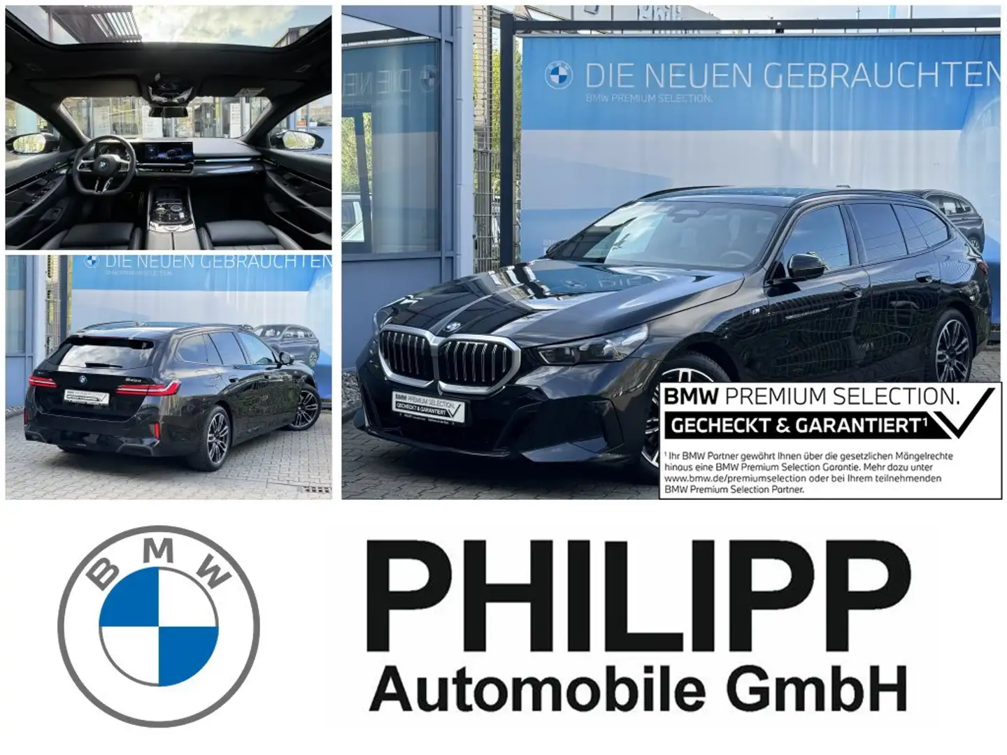 BMW 540 d xDrive Tour M Sport h&k AHK PANO StHzg HuD Noir - 1