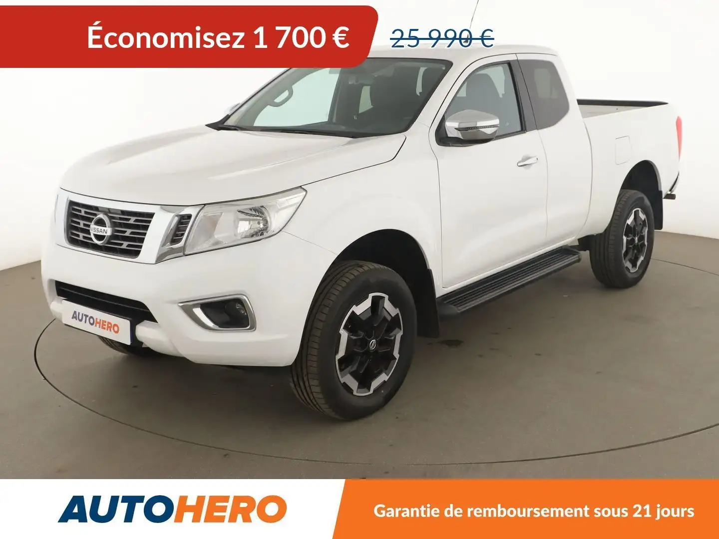 Nissan Navara King-Cab 2.3 dCi N-Connecta Blanc - 1
