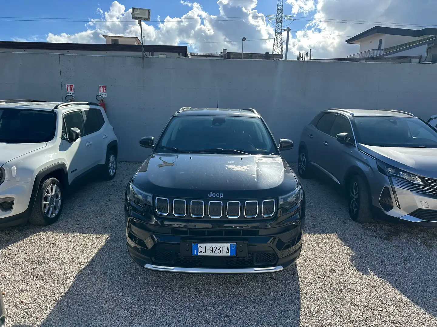 Jeep Compass Limited 130 Cv 1.6 Mjt 2022 led navi+retrocamera Nero - 2