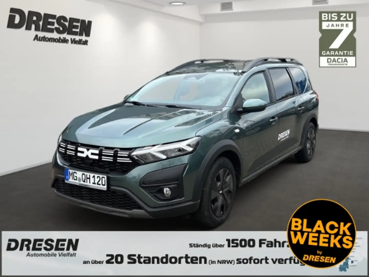 Dacia Jogger Expression HYBRID 140 7-Sitzer *Klimaautomatik*LED Grün - 1