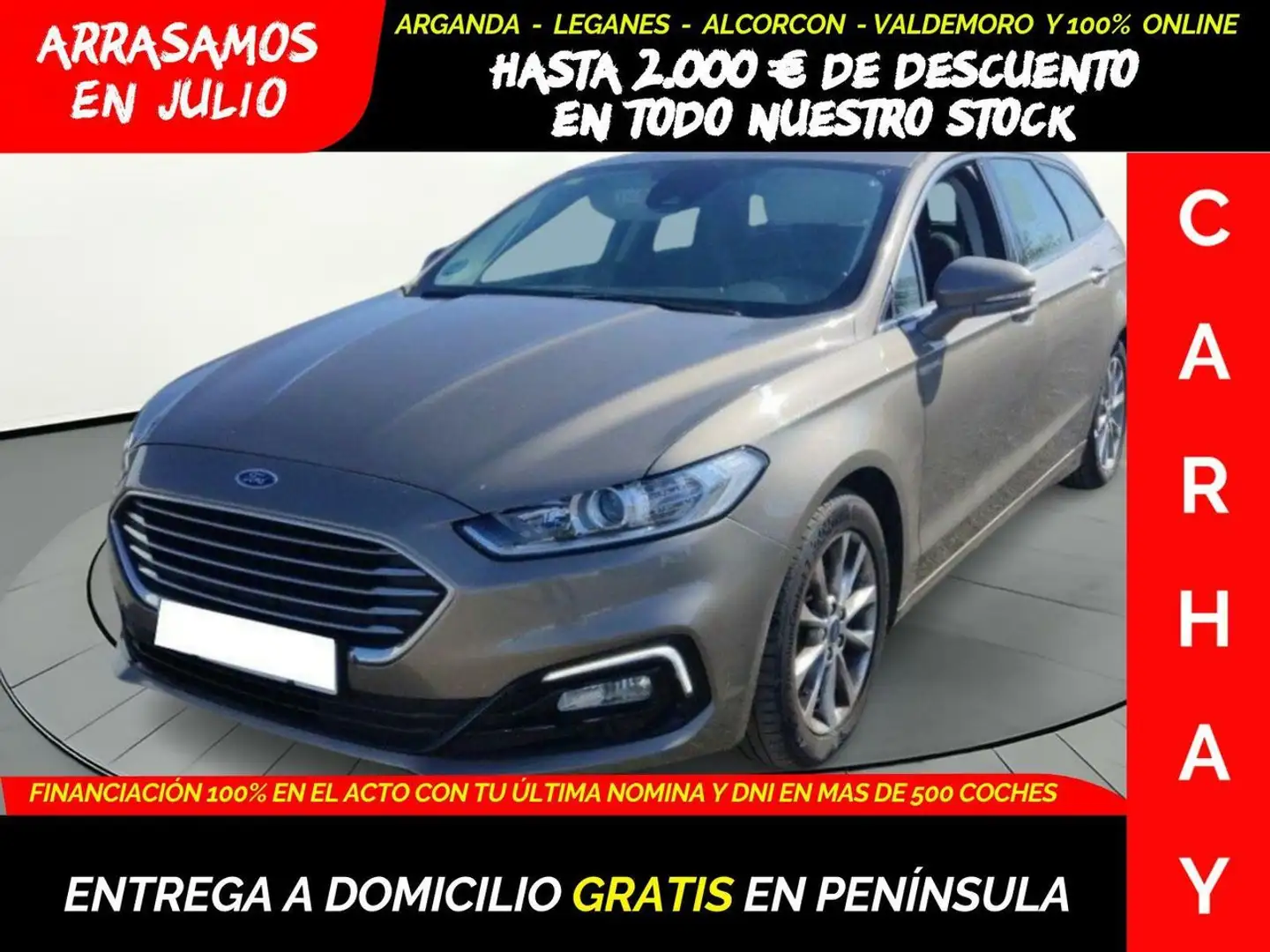 Ford Mondeo Sportbreak 2.0TDCI Titanium Aut. 150 Gris - 1