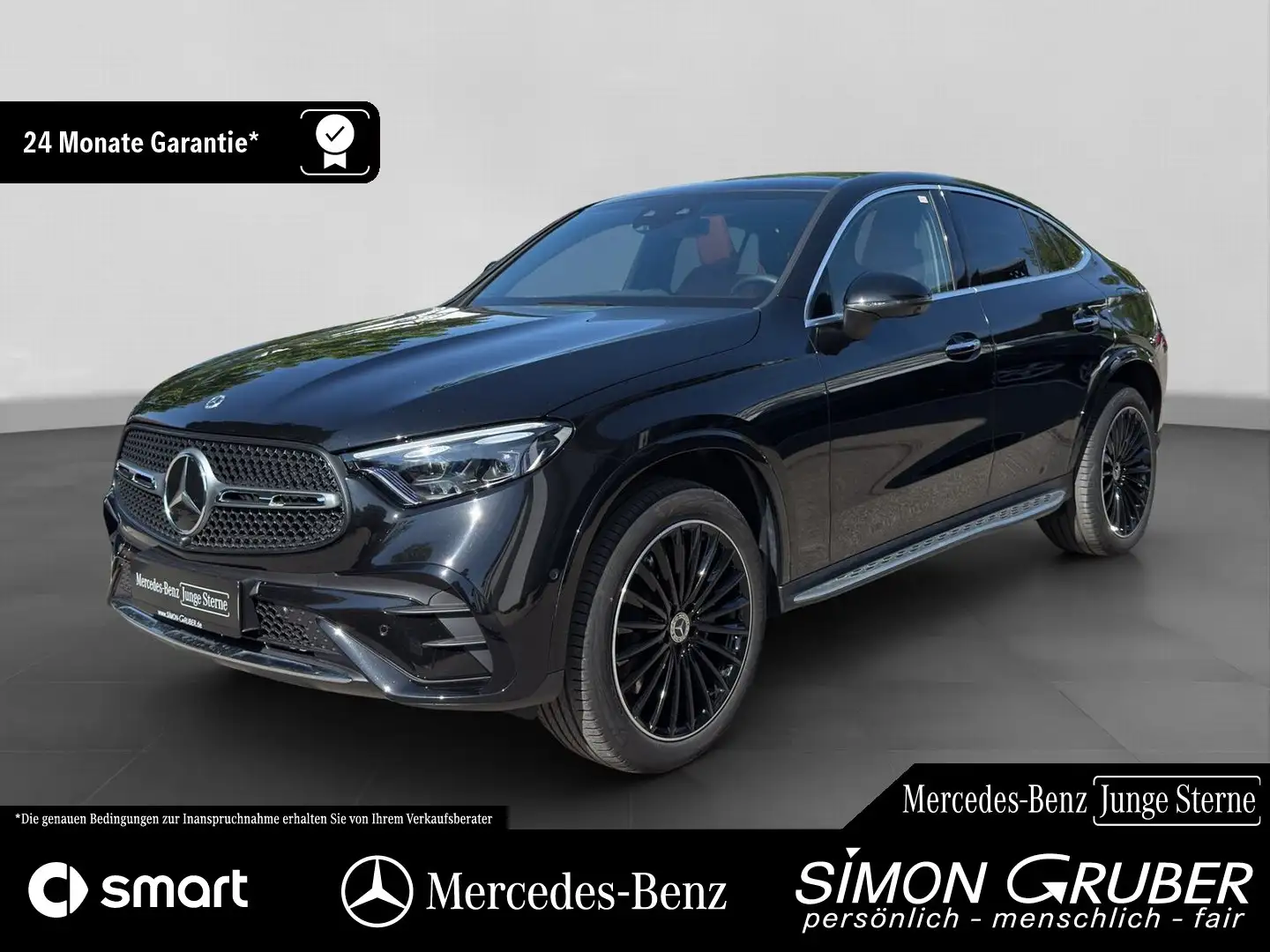 Mercedes-Benz GLC 400 e 4M Coupé AMG Premium+ Fahrass AHK Negru - 1