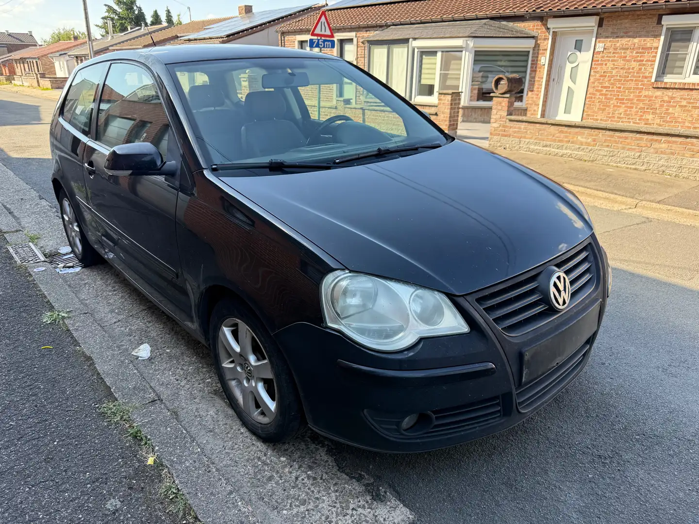 Volkswagen Polo 1.4 TDi Comfortline * VENTE EMPORTER Zwart - 1