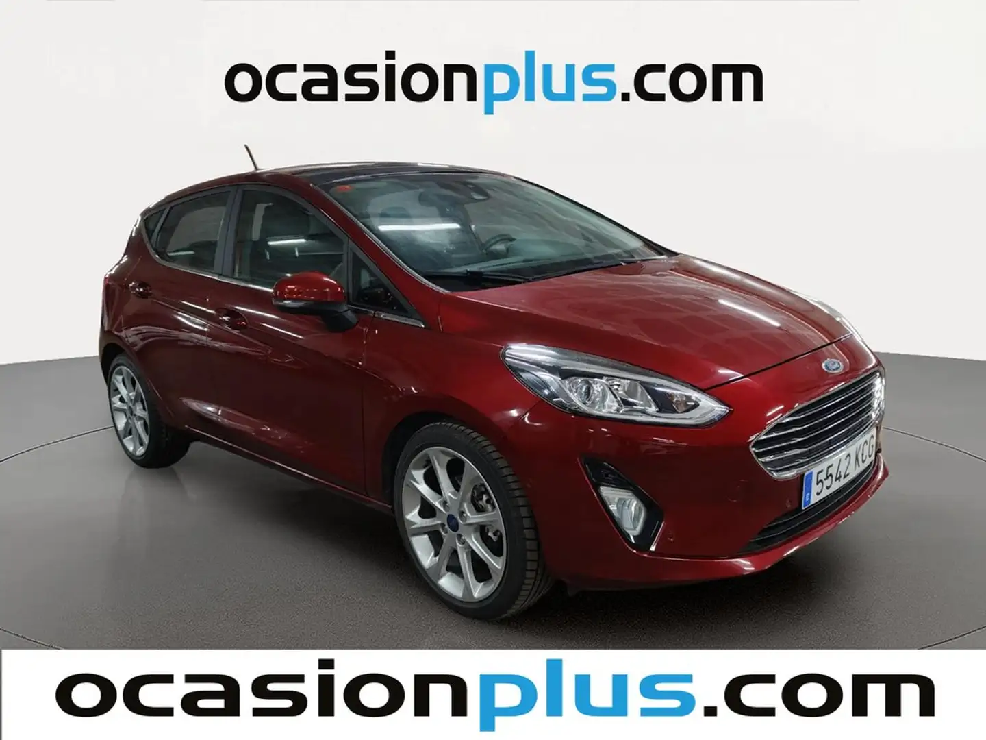 Ford Fiesta 1.0 EcoBoost S/S Trend+ 100 Rojo - 2