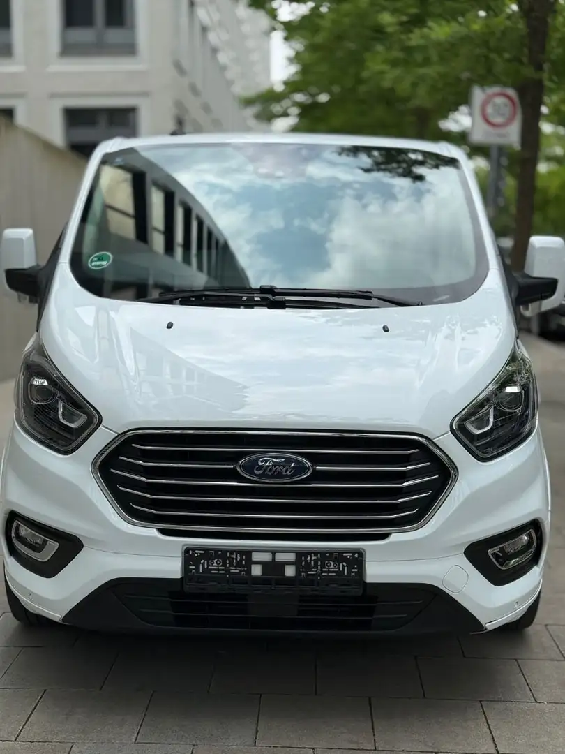 Ford Transit Tourneo Custom Kombi 320 L1 Titanium 185ps/Autom Weiß - 2