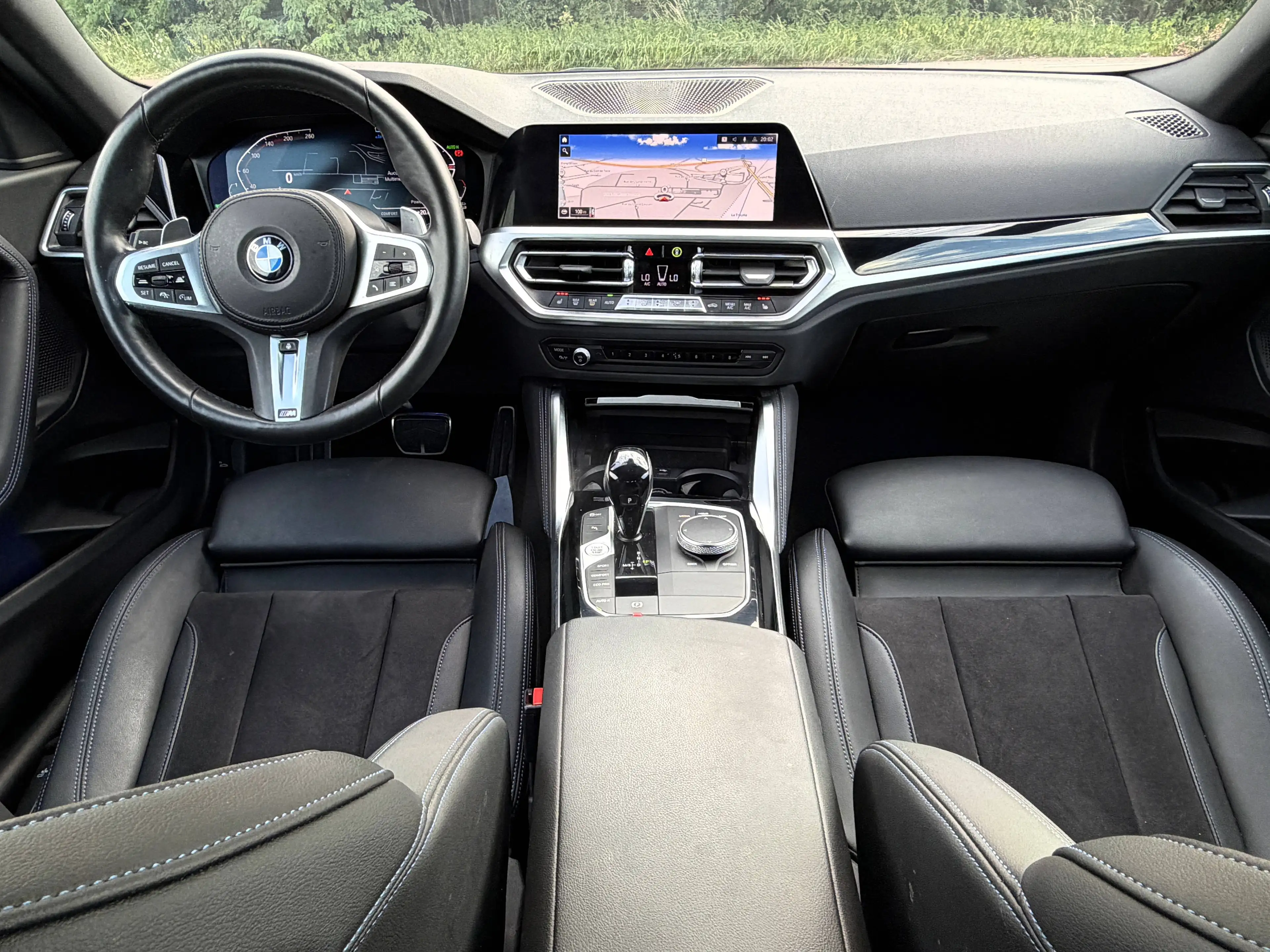 BMW 220 dAS Coupé Pack SPORT M CUIR-ALCANTARA/COCKPIT/LED/SHADOW LINE/CAMERA/1er PROPRIO/HISTO COMPLET — photo 14