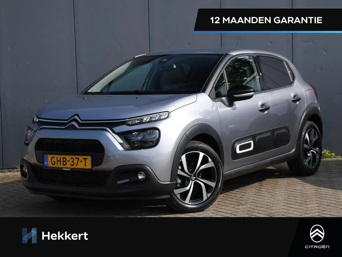 Citroen C3 Feel Edition 1.2 PureTech 83pk PDC ACHTER + CAM. | Grijs - 1