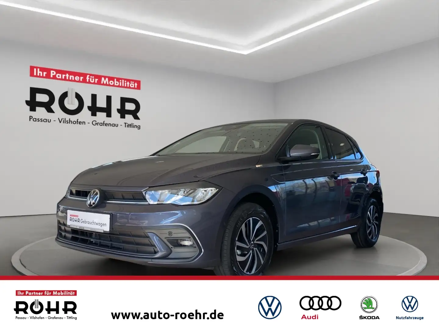 Volkswagen Polo Life (PDC.SHZ.LED.Front + Lane Assist) 1.0 TSI Grau - 1
