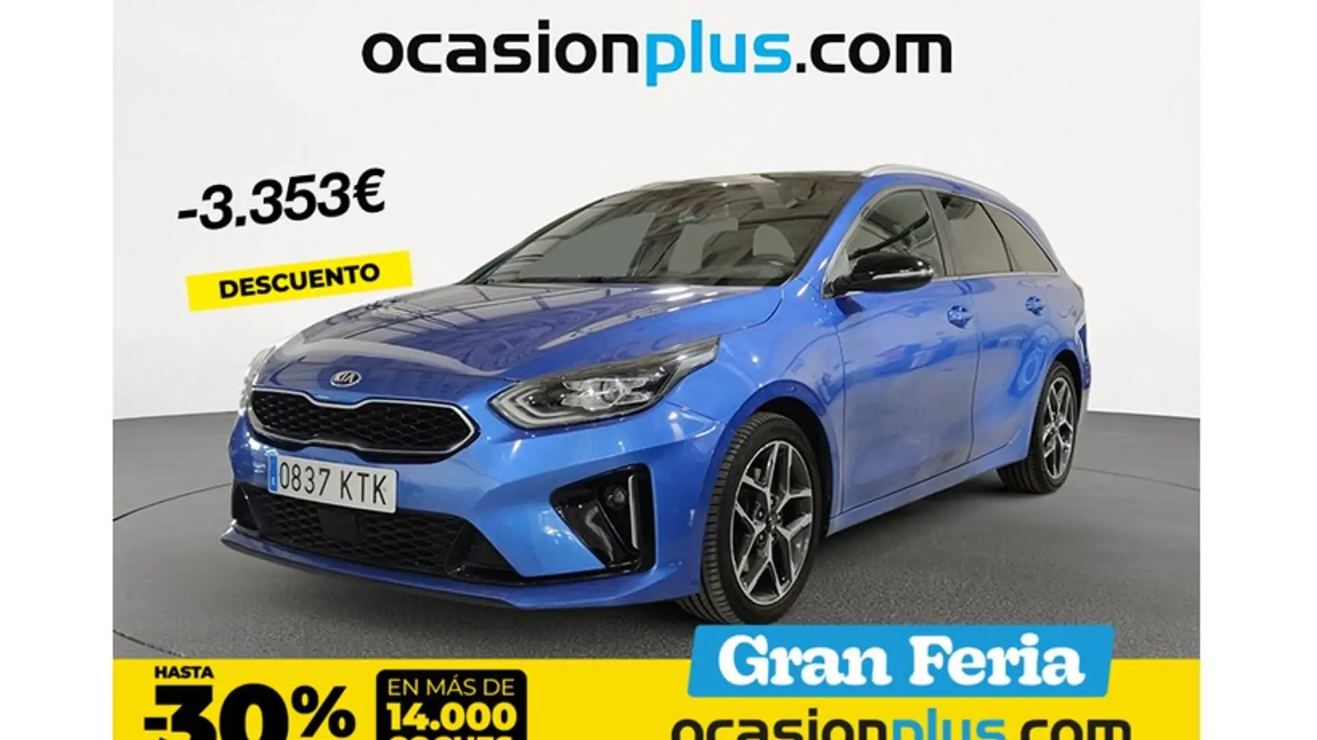 Kia Ceed / cee'd Tourer 1.6CRDi Eco-Dynamics GT Line DCT 136 Blauw - 1