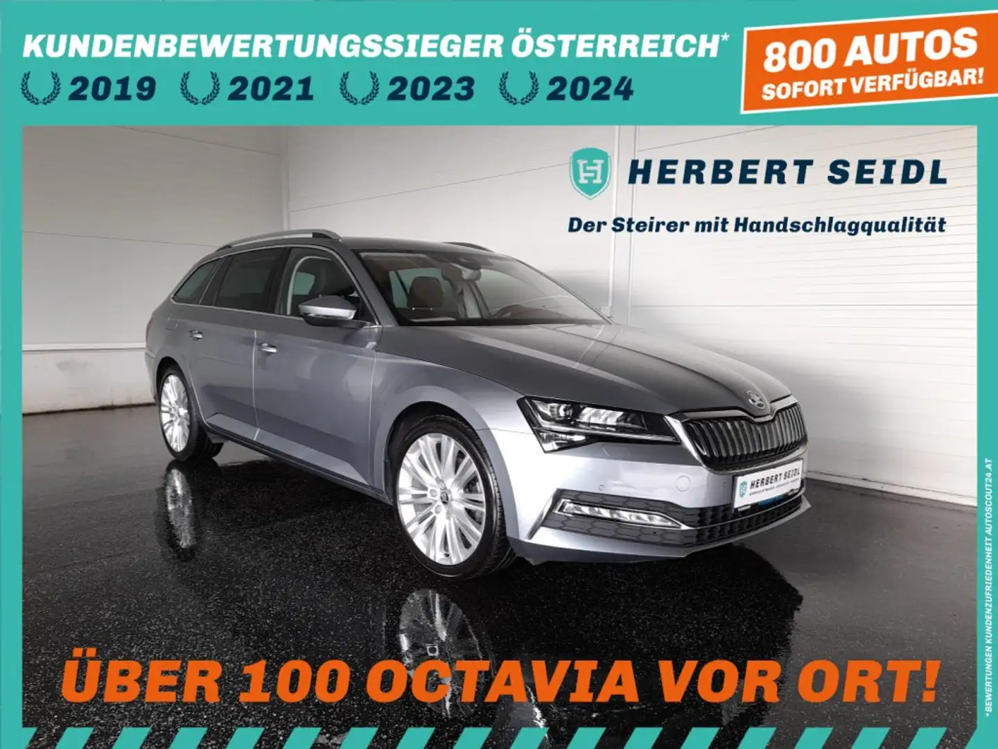 Skoda Superb Kombi STYLE PHEV 156/218  DSG *19 ZOLL / MATRIX-LED / DCC / VIRTUELL / NAVI / AHV & KAMERA / MEMORY SPORTSITZE* Grau - 1