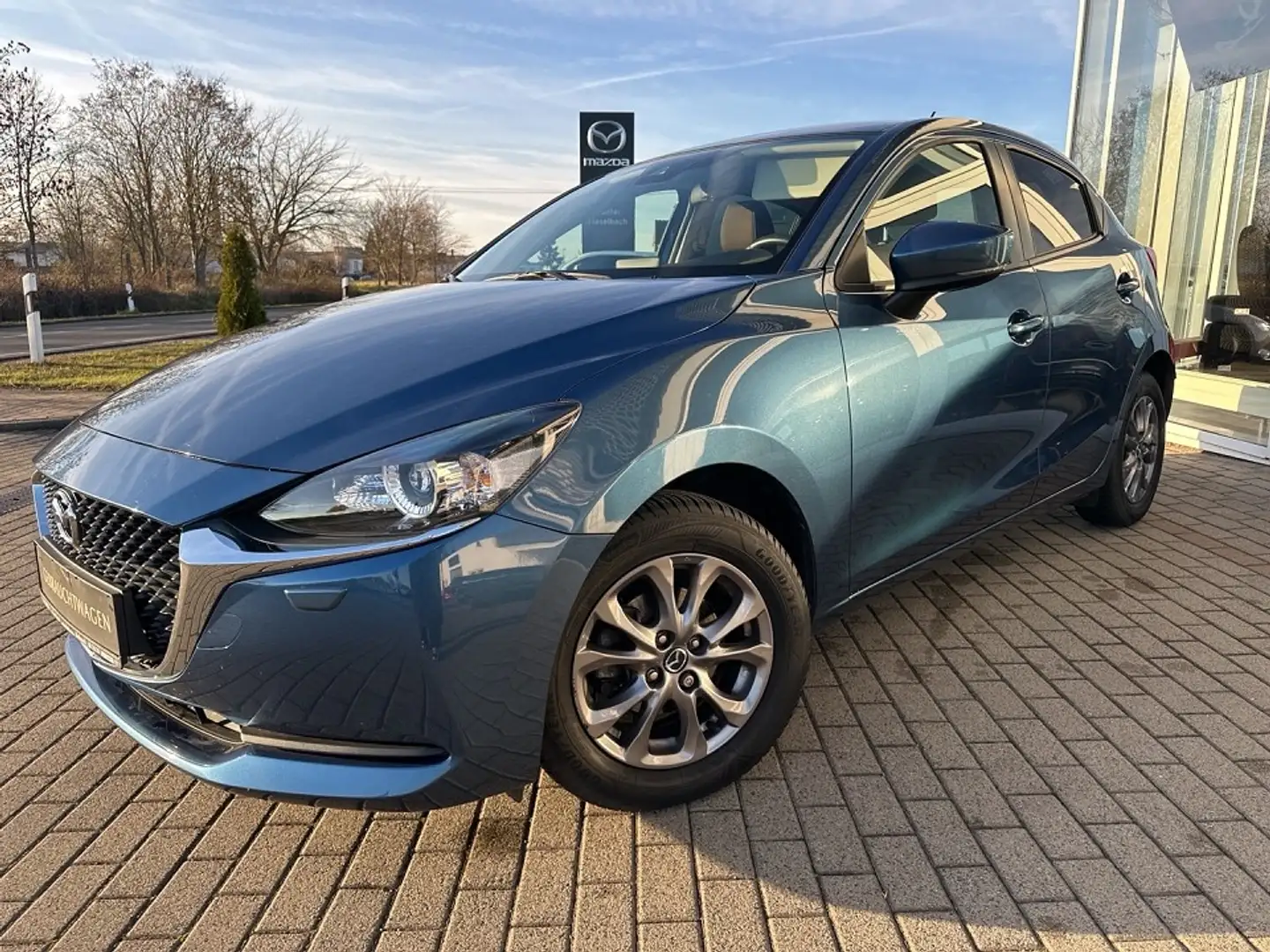 Mazda 2 Exclusive Einparkhilfe Sitzheizung Klimaaut Freisp Blau - 2