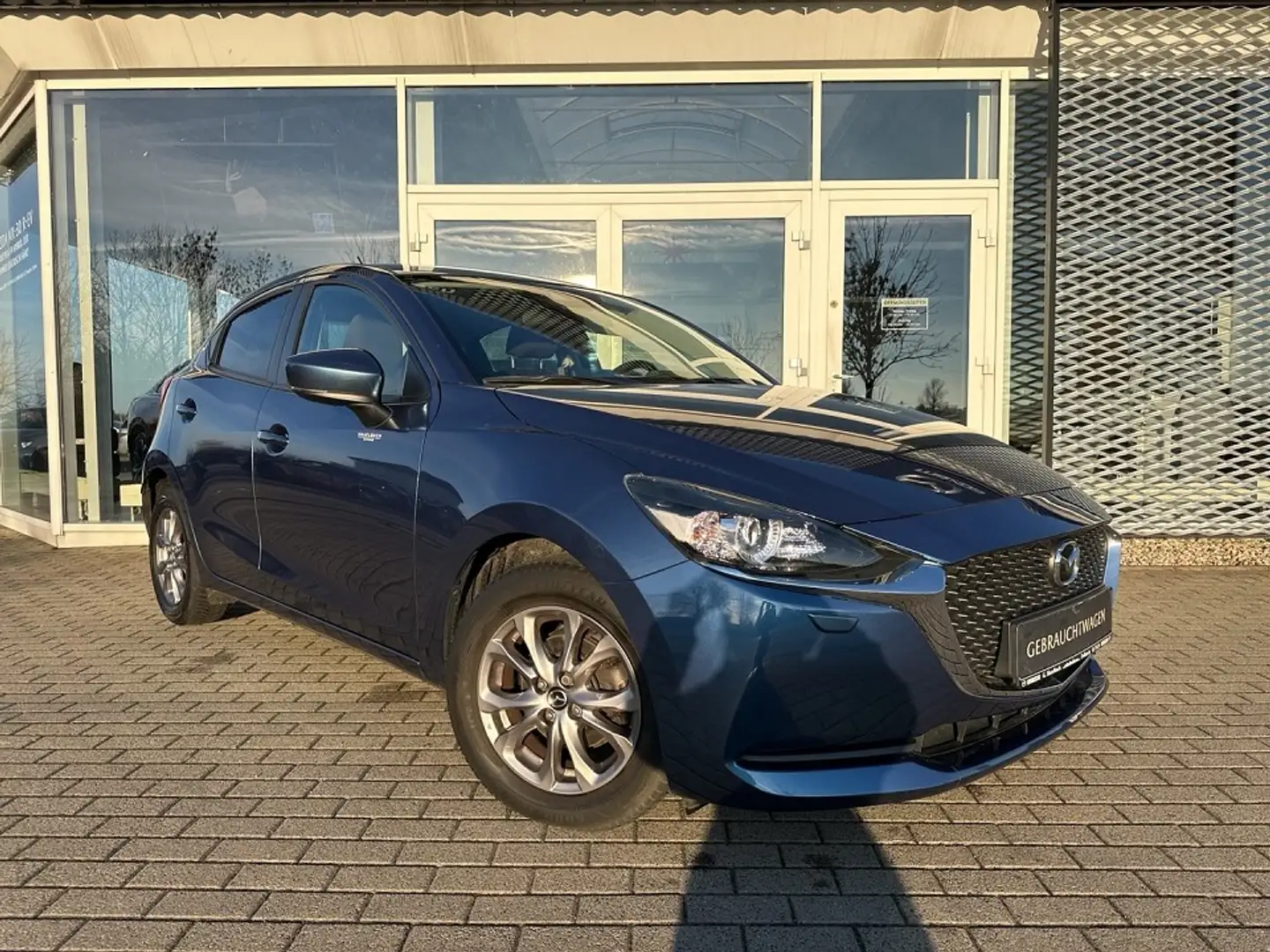 Mazda 2 Exclusive Einparkhilfe Sitzheizung Klimaaut Freisp Blau - 1