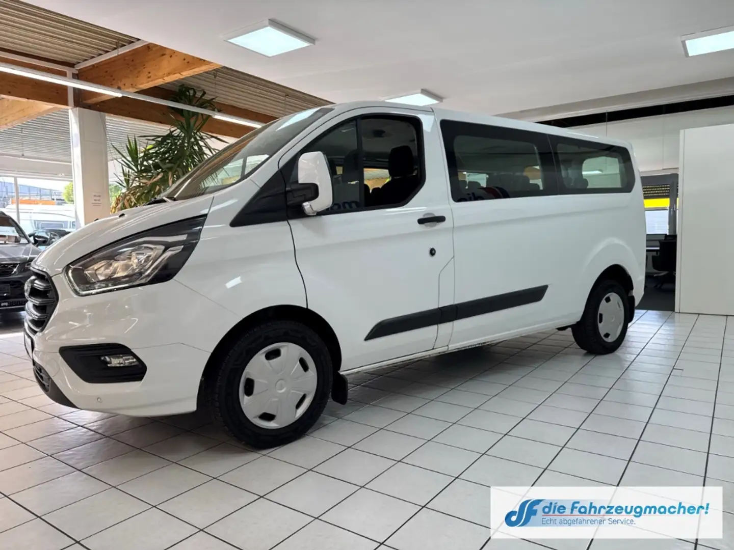 Ford Transit Custom 320 L2 Trend 2.0 TDCi EU6d Dyn. Kurvenlicht DAB No Blanc - 2