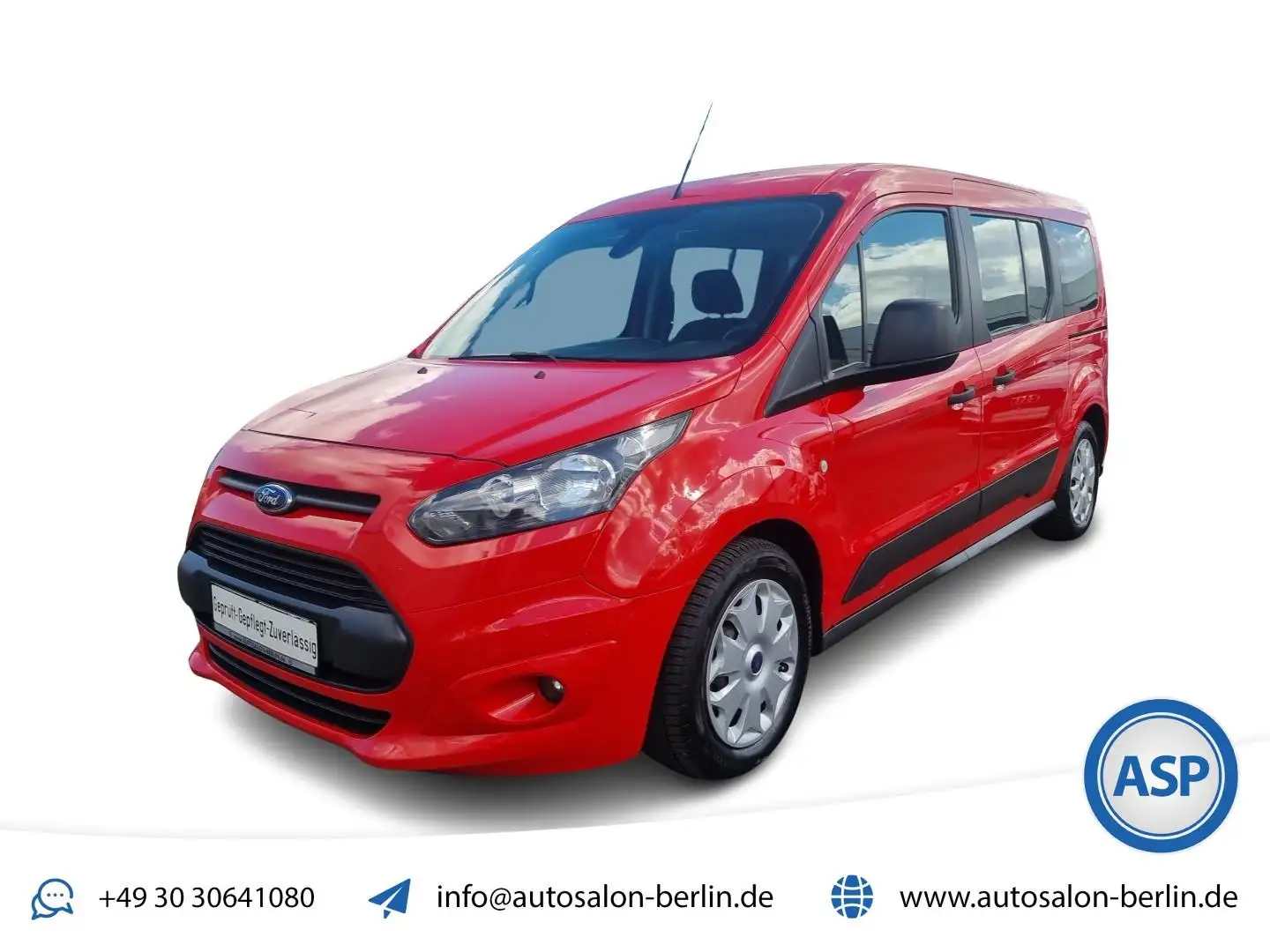 Ford Transit Connect Kombi lang Trend NAVI TEMPOMAT Piros - 1