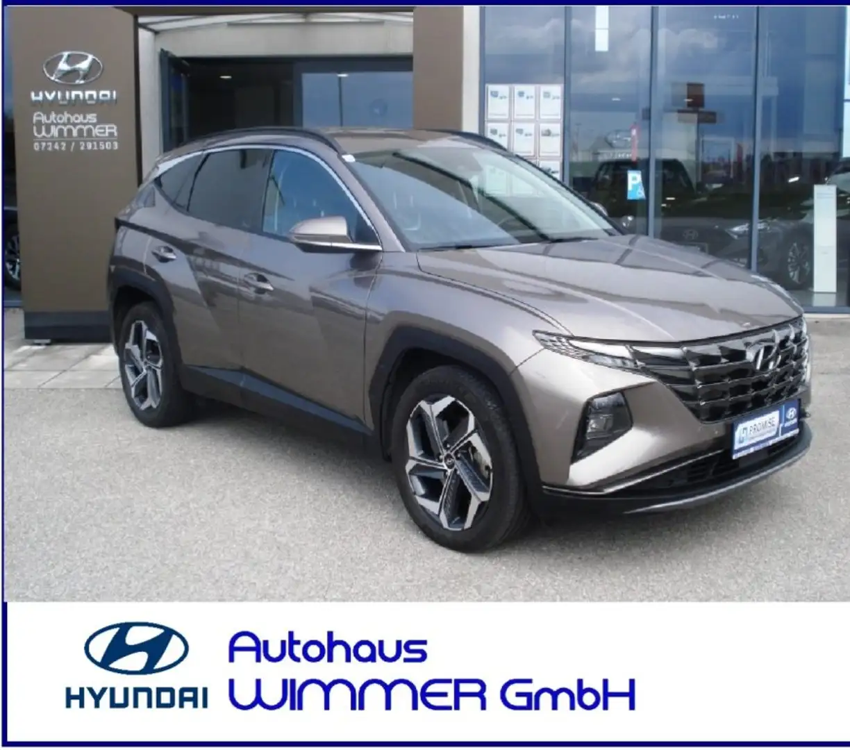 Hyundai TUCSON NX4 Prestige Line 1,6 T-GDi HEV 4WD AT t1hp Braun - 1