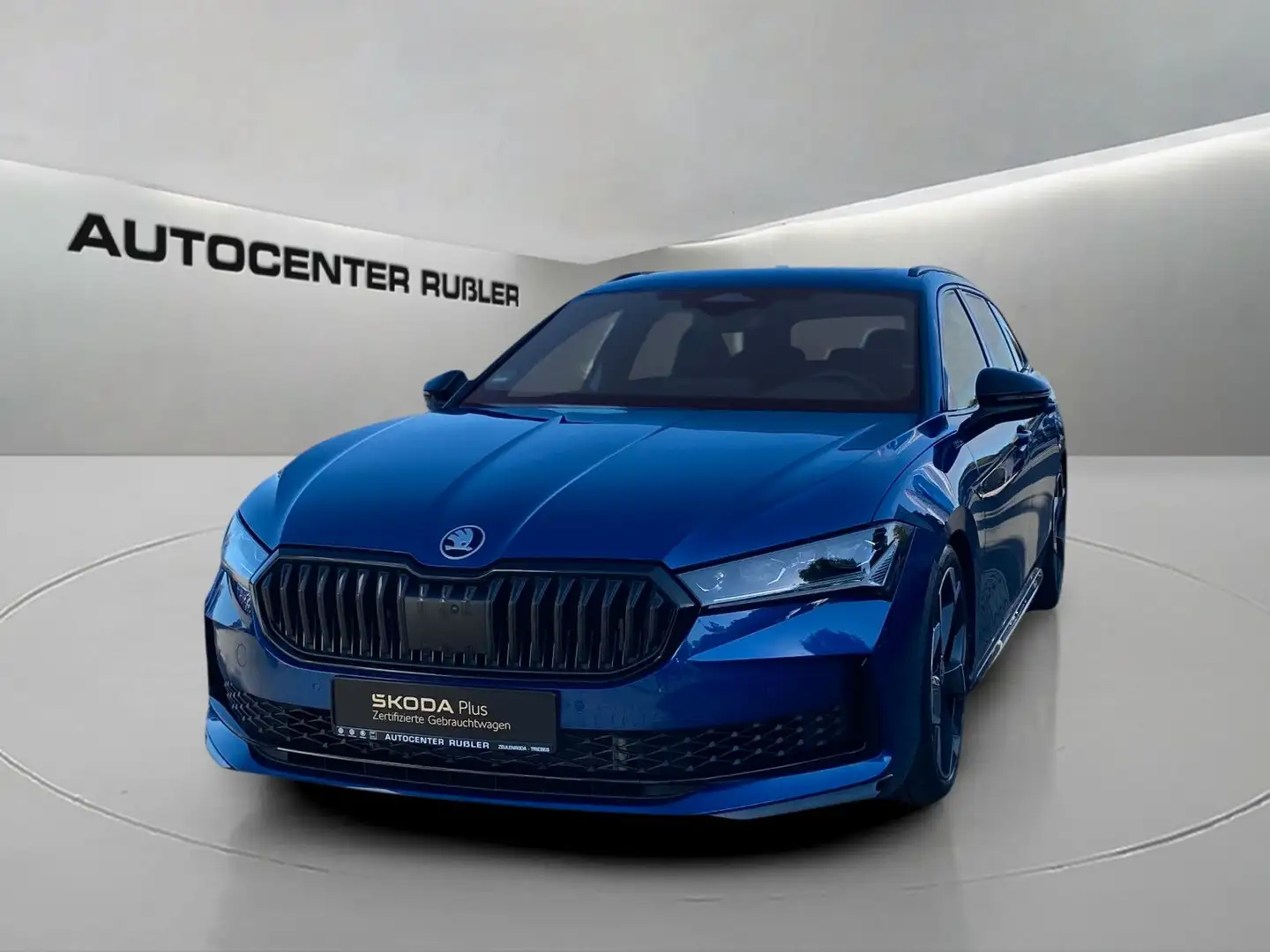 Skoda Superb Combi Sportl. 2.0 TSI 4x4 AHK,360°,MATRIX Blau - 1