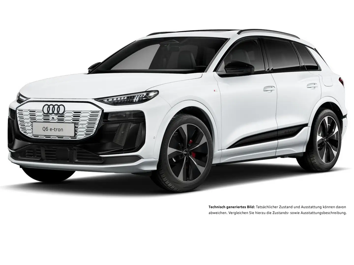 Audi Q6 e-tron quattro S LINE WÄRMEPUMPE PANO B&O AHK Weiß - 2