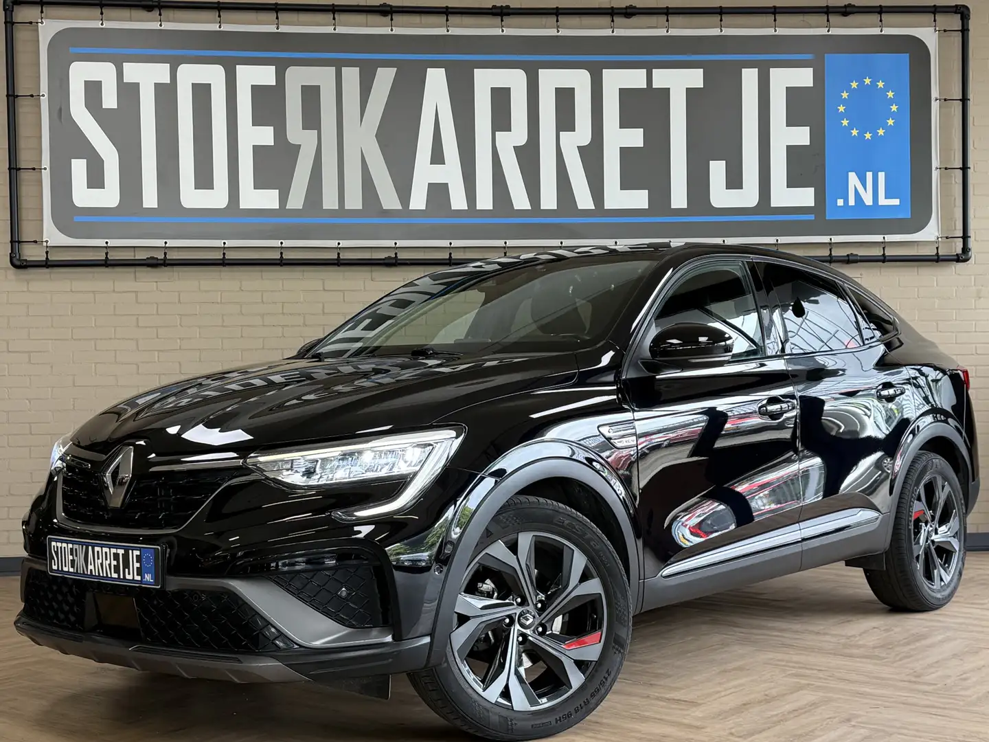 Renault Arkana 1.6 E-Tech Hybrid 145 R.S. Line Groot Navi | Leder Zwart - 1