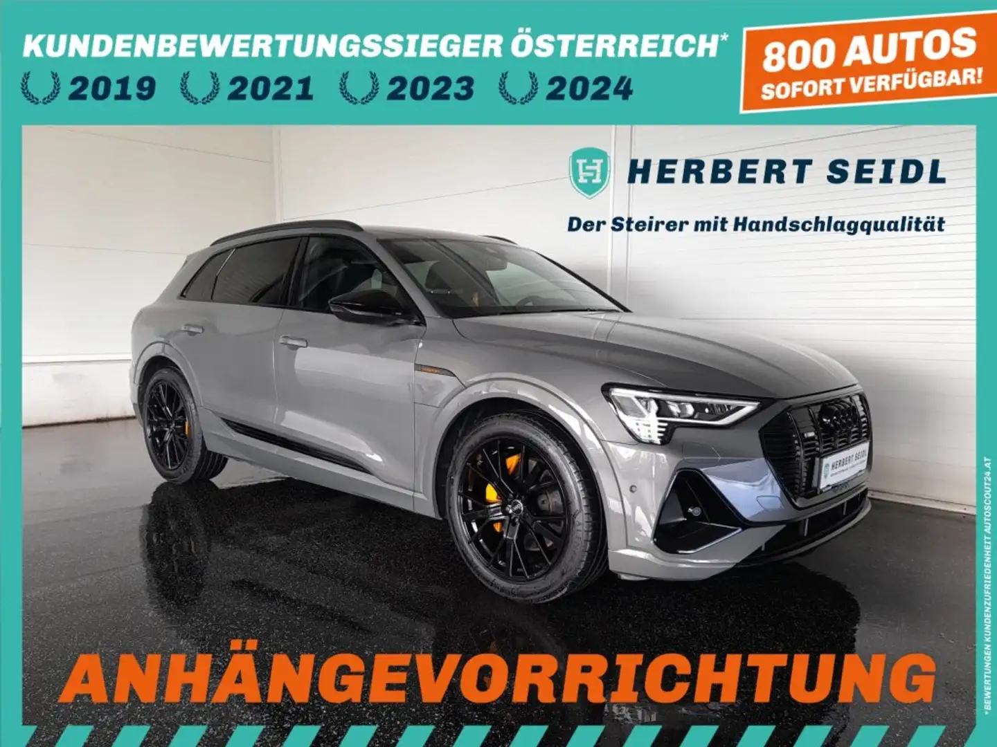 Audi e-tron 50 quattro S-LINE BLACK EDITION *NP: 92.644.- / MATRIX- LED / 21 ZOLL / AHV & KAMERA / HEAD-UP* Grau - 1