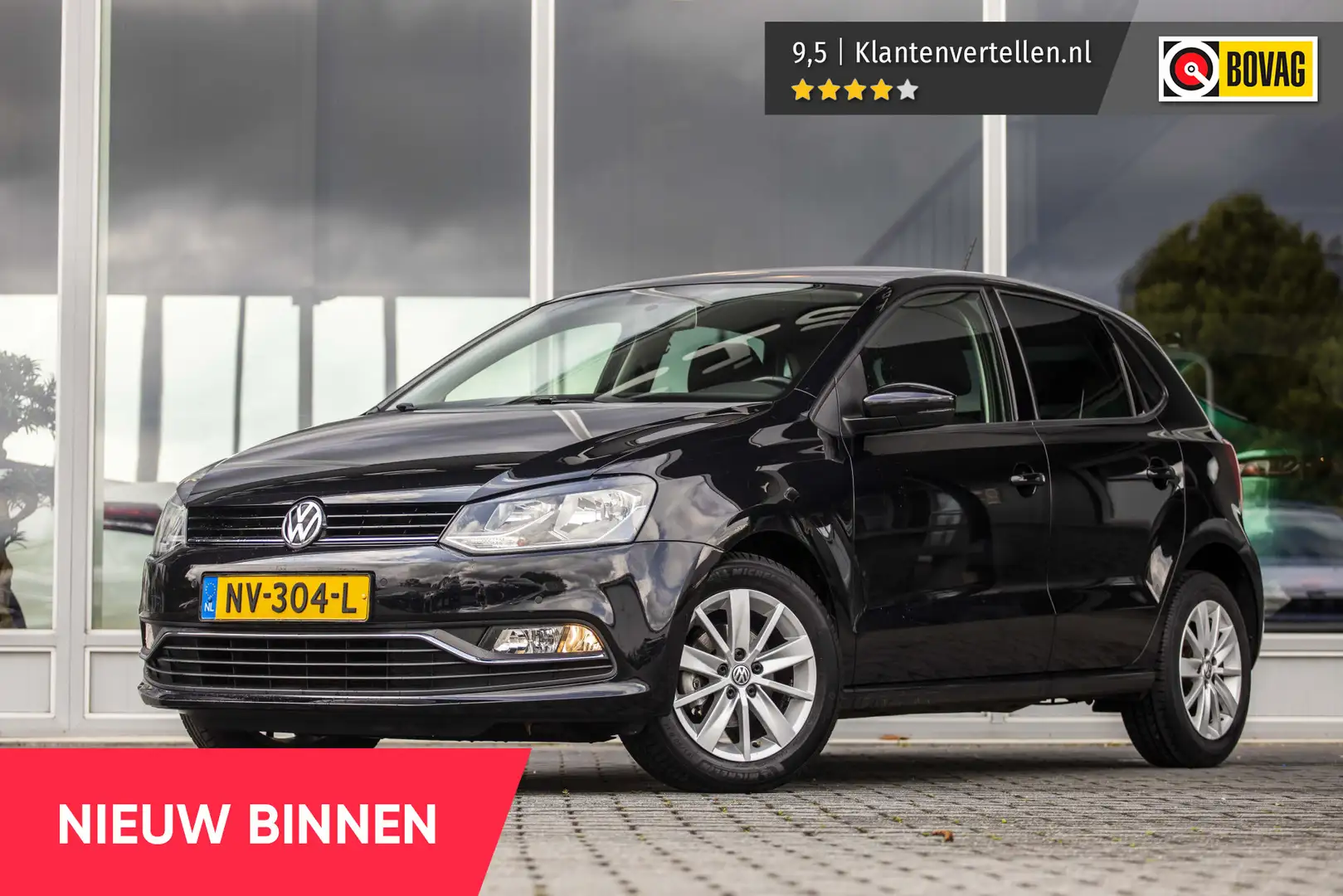 Volkswagen Polo 1.2 TSI Comfortline Business | Carplay | Cruise | Zwart - 1