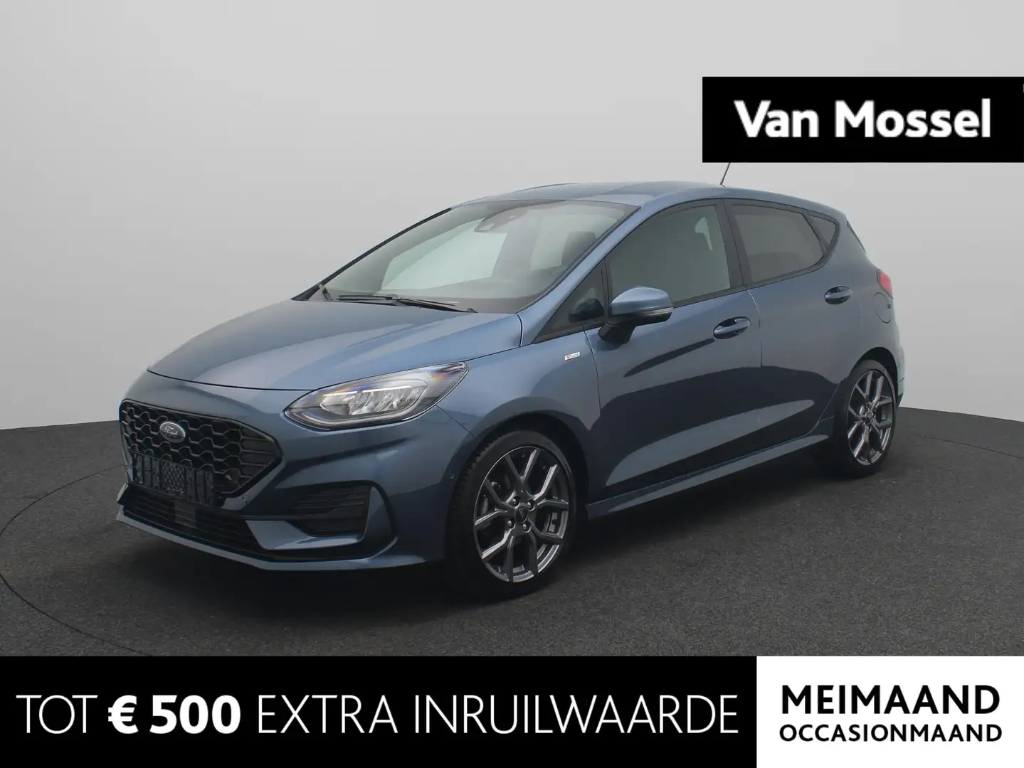 Ford Fiesta 1.0 EcoBoost ST-Line | ADAPTIEVE CRUISE CONTROL | Blauw - 1