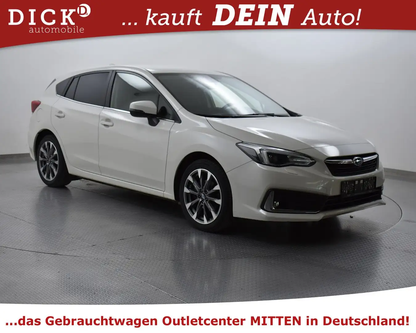 Subaru Impreza 1.6i 4WD Aut Exclus NAVI+SHZ+LED+KAM+ACC Blanc - 1