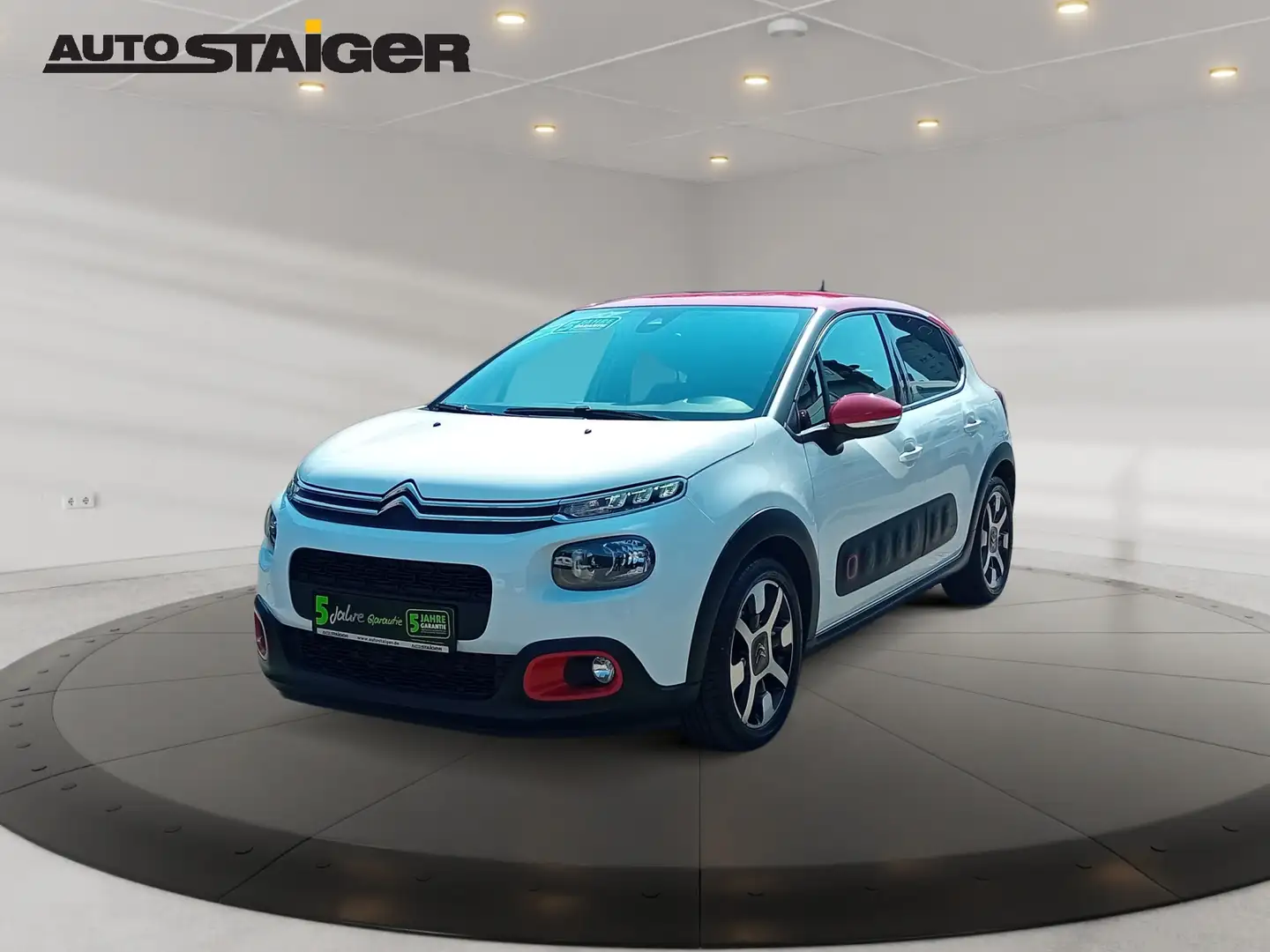 Citroen C3 5 Jahre Garantie~Sitzheizung~PDC~Spurhalte~ Bianco - 2