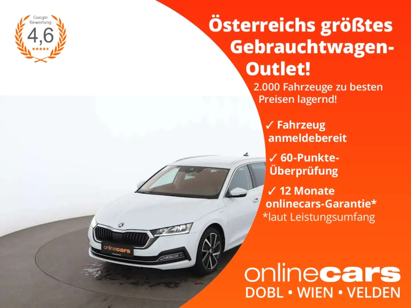 Skoda Octavia Combi 1.4 TSI Style iV Aut MATRIX HEAD-UP Weiß - 1
