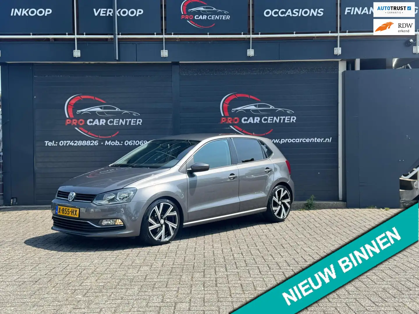 Volkswagen Polo 1.2 TSI Highline BlueMotion AIRCO|CRUISE|STOEL.VER Grijs - 1