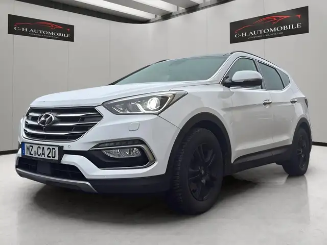 Hyundai SANTA FE blue Premium 4WD*Pano*Leder*360°*KeyLes