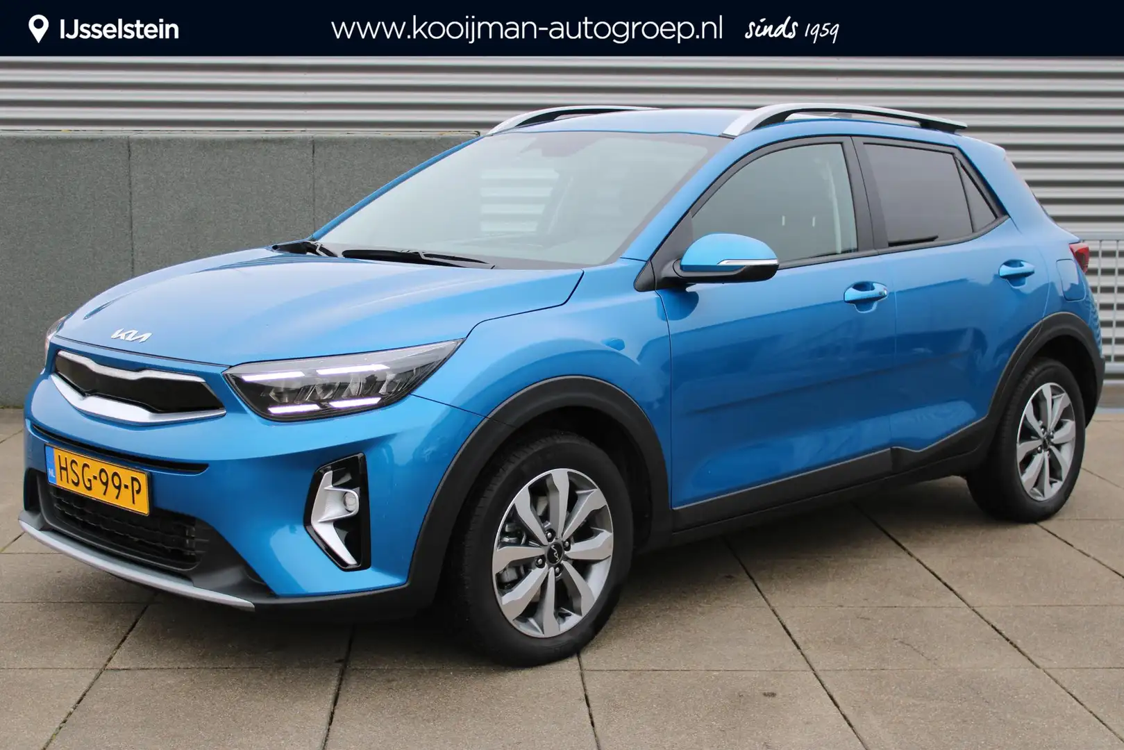 Kia Stonic 1.0 T-GDi MHEV DynamicPlusLine automaat / Navigati Bleu - 1