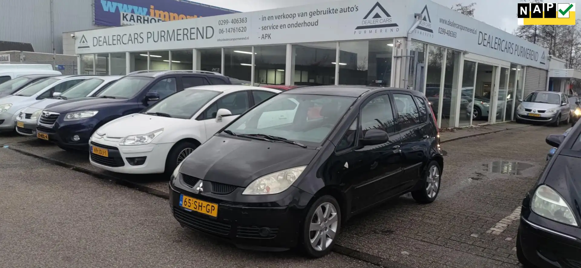 Mitsubishi Colt 1.3 Heartbeat Zwart - 1