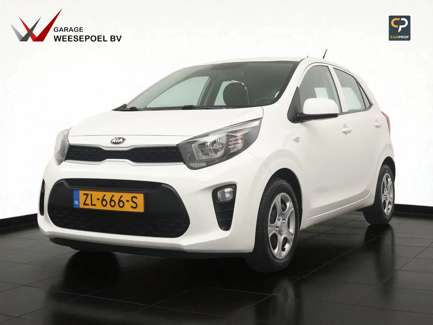 Kia Picanto 1.0 CVVT EconomyPlusLine - Airco - Cruise control Blanc - 1