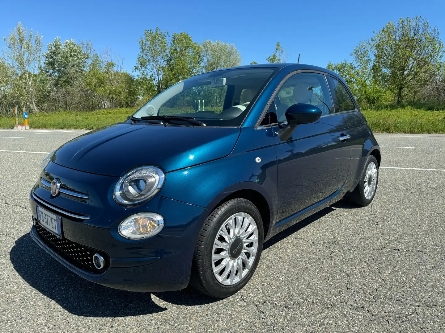 Fiat 500 1.2 Lounge easypower Gpl 69cv UniPro NEOPATENTATI Blu/Azzurro - 1