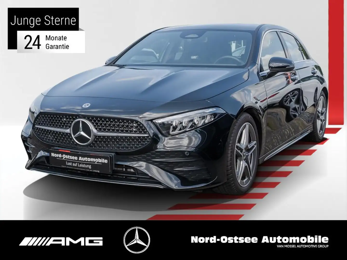 Mercedes-Benz A 200 AMG ADVANCED AHK LED KAMERA DISTRONIC SHZG Schwarz - 1