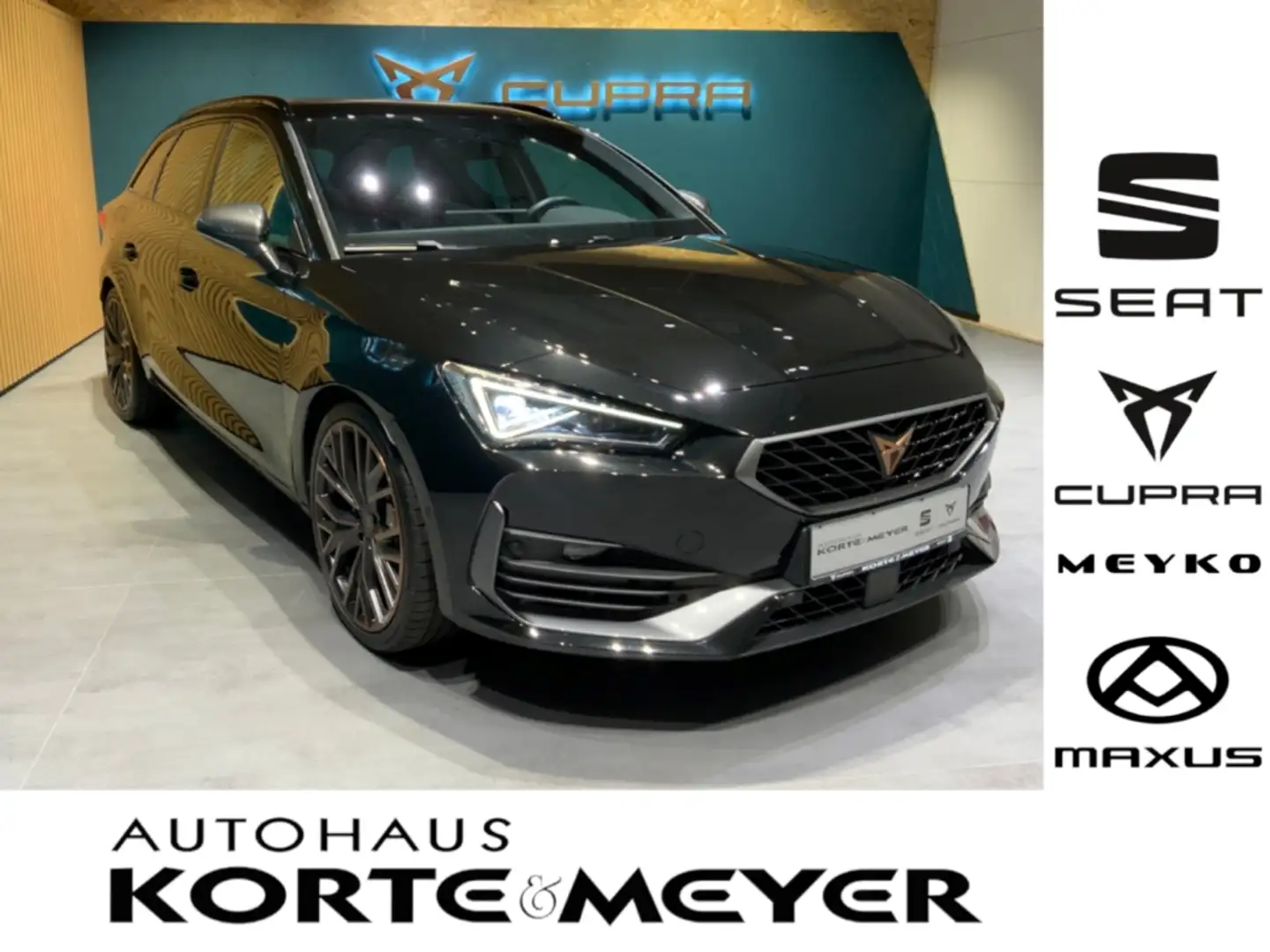 CUPRA Leon SP VZ 2.0TSI DSG 4Drive+AHK +Beats+ACC+Navi Zwart - 1