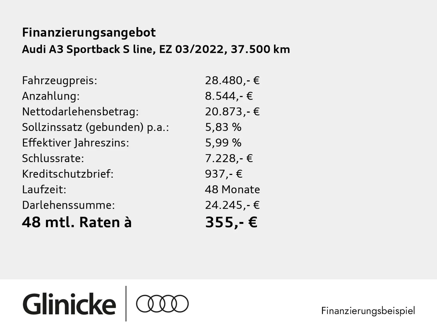 Audi A3 40 TFSI e S-tronic S line LED Navi Grau - 2