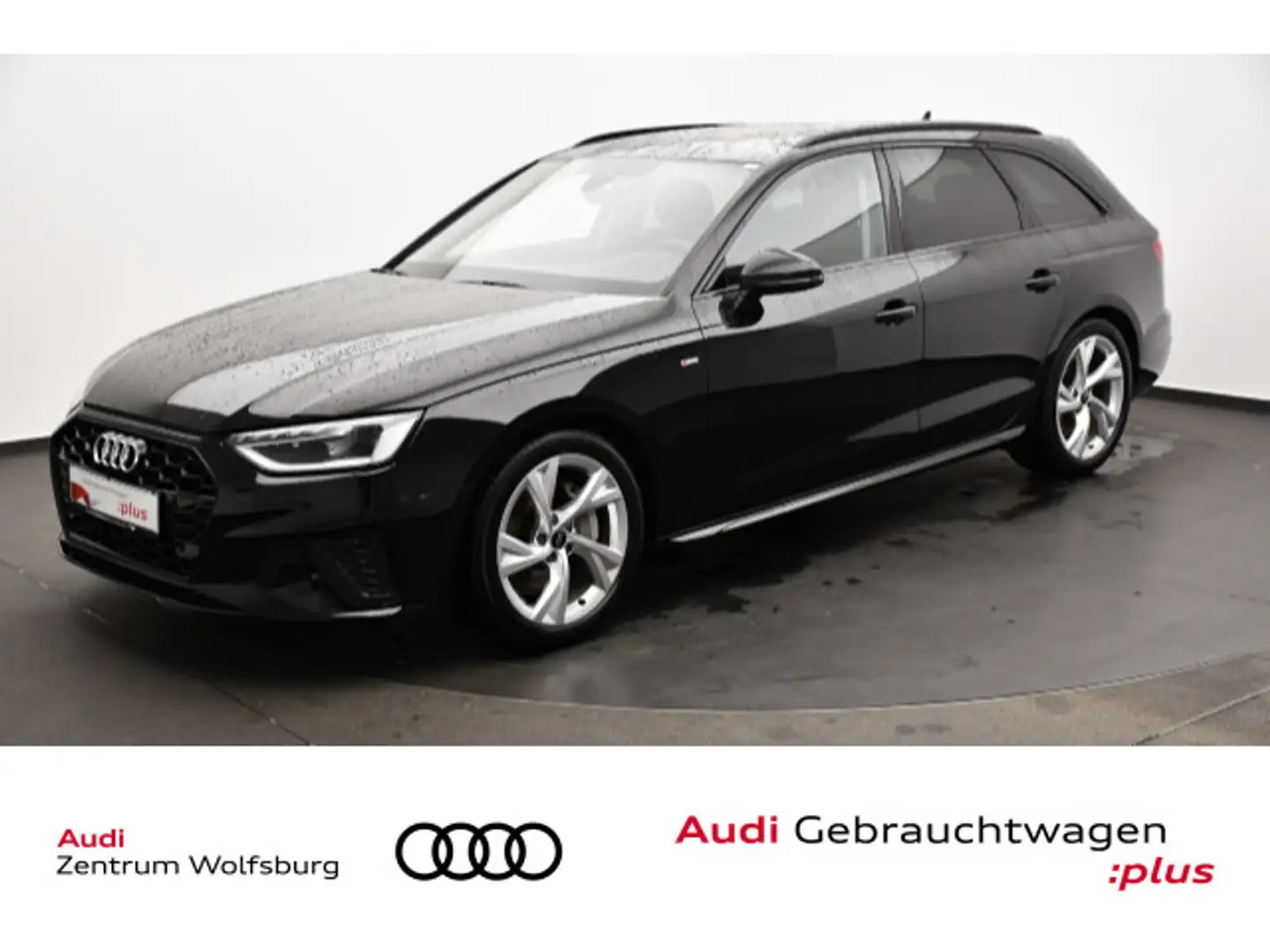 Audi A4 40 TDI S tronic S line PANO/NAVI/LED Schwarz - 1