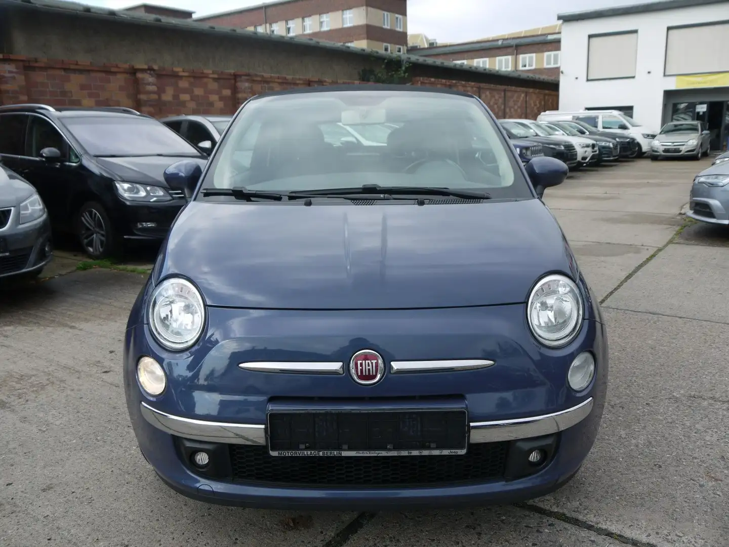 Fiat 500 Cabrio/PDC/Klima/BT Blau - 2