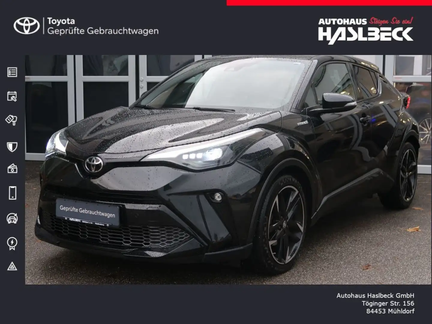 Toyota C-HR 2.0 Hybrid GR Sport Schwarz - 1
